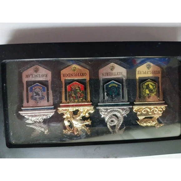 Harry Potter Lot Of 8 Miscellaneous Items Gryffindor Banner-flag, Slytherin Etc